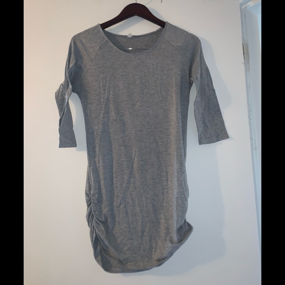 Grey maternity shirt